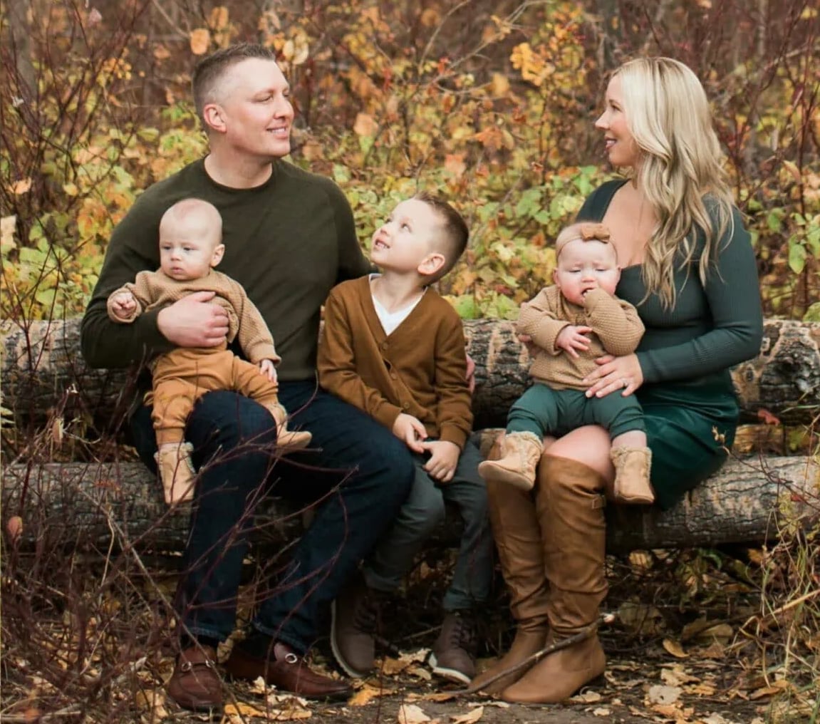 Dr. Jarret Morrow with family